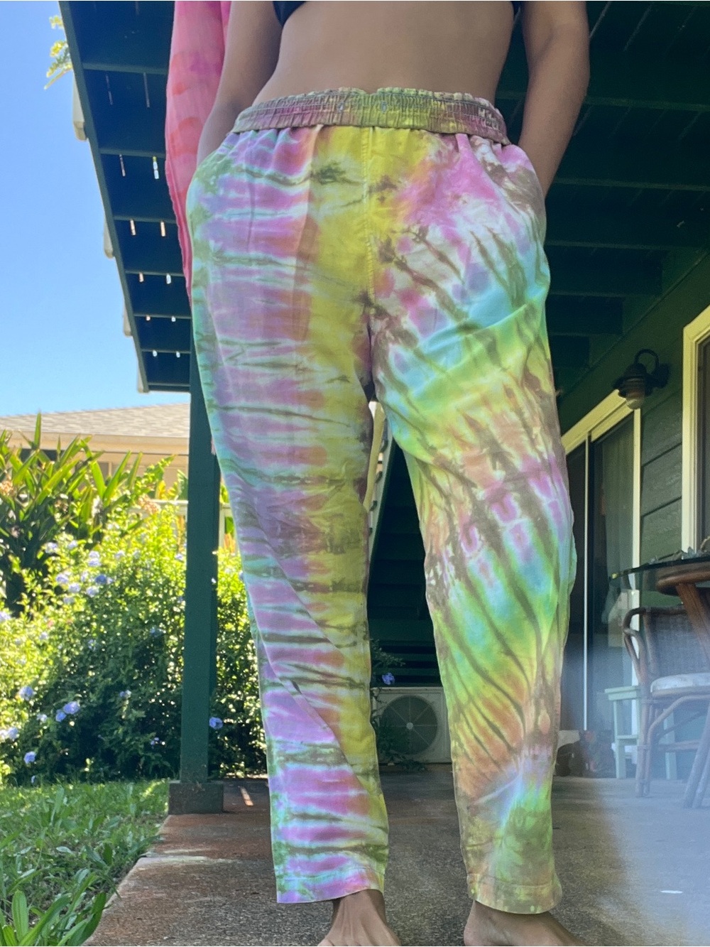 Cotton Tie Dye Pants